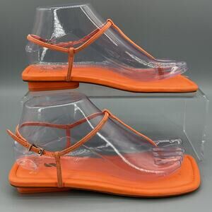 Sarto Women’s Capri-Flore Thong Sandals Orange Size 6.5M